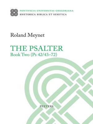 cover image of The Psalter, Book Two (Ps 42/43-72)
